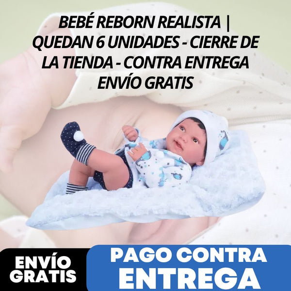 BEBÉ REBORN REALISTA CON SONIDO REAL